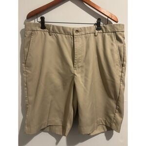 Greg Norman Shorts Men's Khaki Chino Golf 38‎ Tan Athleisure Summer